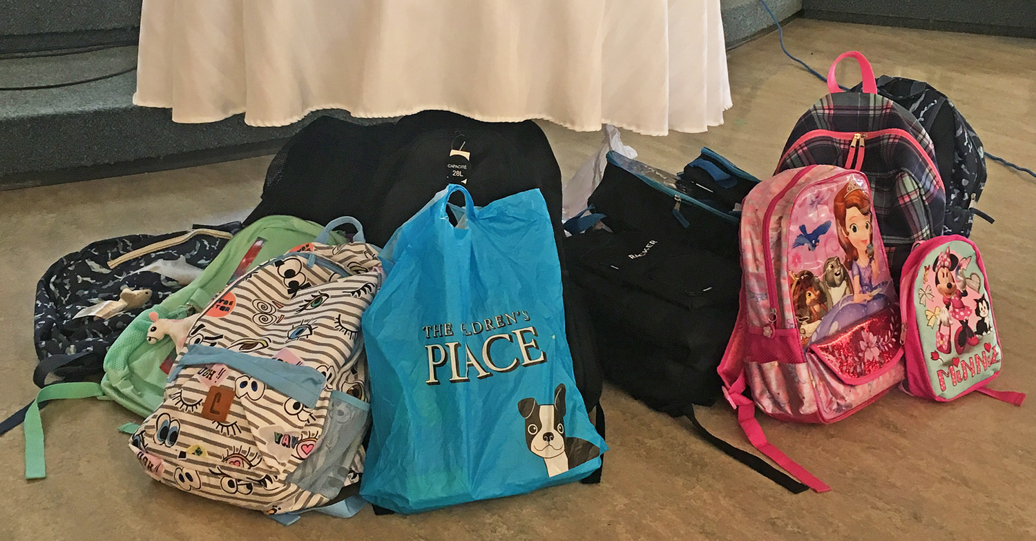 Backpack Blessing! Holy Trinity Riverbend Anglican Diocese of Edmonton